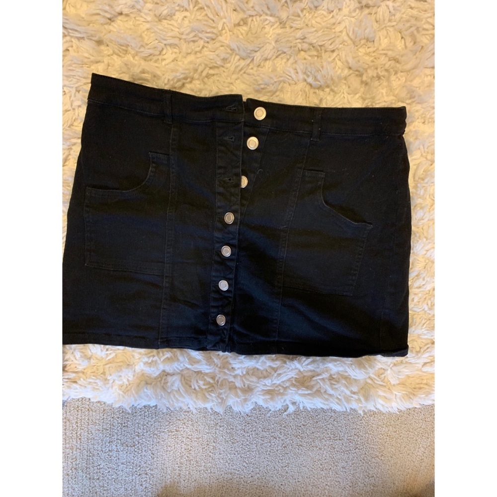 Altar’d State Black Miniskirt
